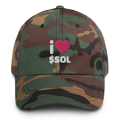 I LOVE SOL Dad Hat